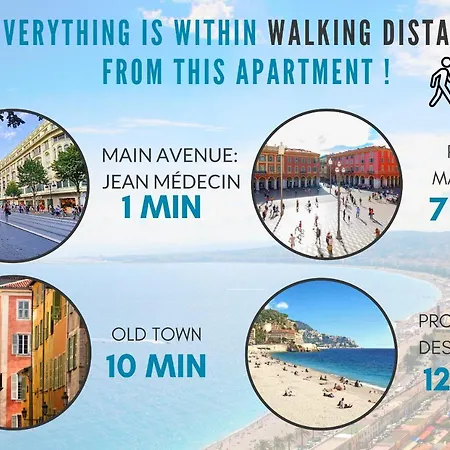 Nestor&jeeves - Duplex Palais Eugenie - Hyper Center - Shopping Area - Top Floor ニース